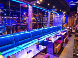 Подсветка интерьера Lounge Bar Barhat, (г.Уфа, ул. Цюрупы, 42)