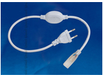 UCX-SP2/A67-NNN WHITE 1 STICKER Провод электрический для подключения монохромных светодиодных лент ULS-3528 сетевого напряжения к сети 220В
