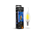 Лампа светодиодная Voltega Crystal E14 6W 2800K 580Лм (VG10-CW1E14warm6W-F)