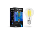 Лампа светодиодная Voltega Crystal E27 7W 4000K 720Лм (VG10-A60E27cold7W-F)