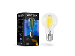 Лампа светодиодная Voltega Crystal E27 7W 2800K 700Лм (VG10-A60E27warm7W-F)