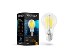 Лампа светодиодная Voltega Crystal E27 10W 2800K 1100Лм (VG10-А1E27warm10W-F)