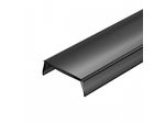 Рассеиватель для алюминиевого профиля, черный SV-RM-16-2 black (v2)