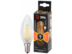 Лампочка светодиодная ЭРА F-LED B35-9w-827-E14 Е14 / Е14 9Вт филамент свеча теплый белый свет