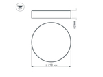  SP-RONDO-R210-20W Warm3000 (BK, 120 deg, 230V) (Arlight, IP40 , 3 )