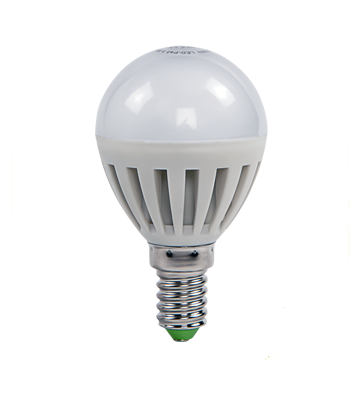 Лампы светодиодные Е14 LED-ШАР-standard 5Вт 3000К 450Лм. Теплый белый