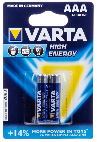  VARTA High Energy LR03 BP-2 (20) LR03