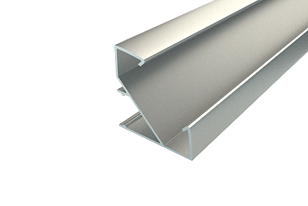 Профиль для светодиодной ленты угловой алюминиевый SV-PU-3333-2 Anod
