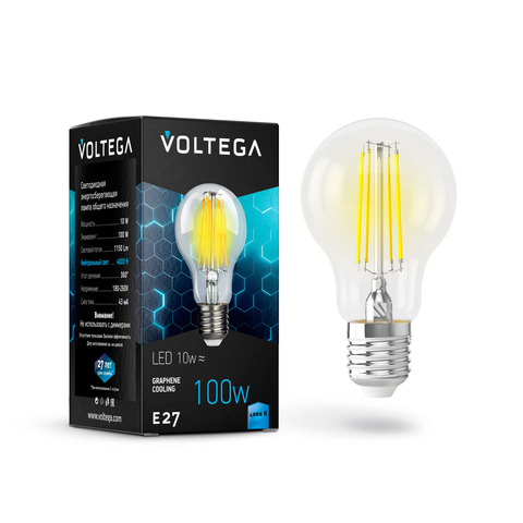   Voltega Crystal E27 10W 4000K 1150 (VG10-1E27cold10W-F)
