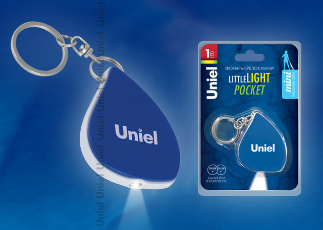 S-KL016-C Blue - Uniel Little light  pocket,  , 1 LED, 2xCR1220 /