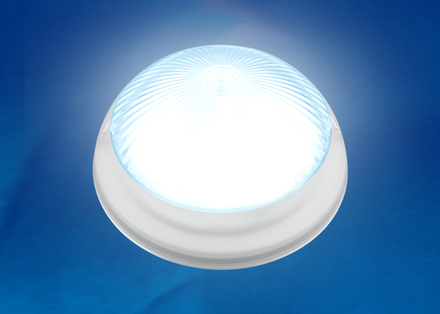 ULW-R05 12W/NW IP64 WHITE Светильник светодиодный влагозащищенный. Круг. 12Вт, 1200 Лм, Белый свет (4500K), 220В, Диаметр 21 см. Белый.