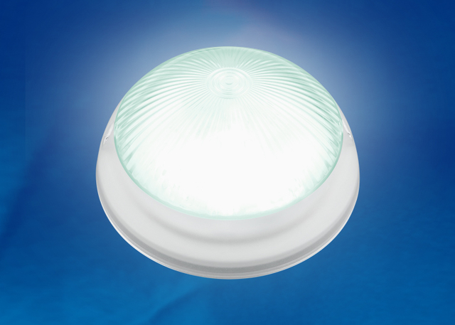 ULW-R05 8W/NW IP64 WHITE Светильник светодиодный влагозащищенный. Круг. 8Вт, 800 Лм, Белый свет (4500K), 220В, Диаметр 21 см. Белый