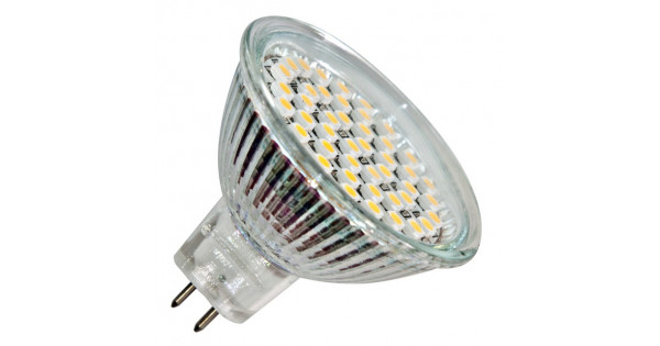 Лампа светодиодная, 44LED(3W) 230V G5.3 6400K, LB-24 (Р)