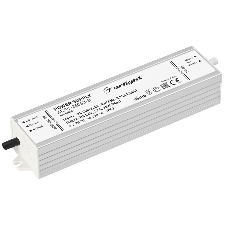   ARPV-24060-B (24V, 2.5A, 60W) (Arlight, IP67 , 3 )