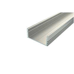 Профиль для светодиодной ленты накладной широкий алюминиевый SV-PN-1228-2 Anod