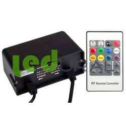015070 RGB контроллер LN-RF20B-W (12/24V,144/288W, ПДУ 20кн)
