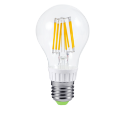 Лампа светодиодная LED-A60-PREMIUM 8Вт Е27 3000К 720Лм прозрачная. Теплый белый